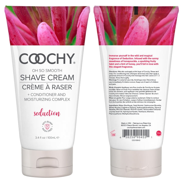 COOCHY SHAVE CREAM SEDUCTION 3.4 OZ