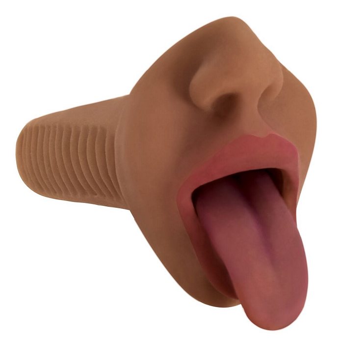 MISTRESS MERCEDES MOUTH STROKER CHOCOLATE - CN07080311