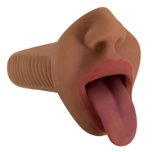 MISTRESS MERCEDES MOUTH STROKER CHOCOLATE - CN07080311