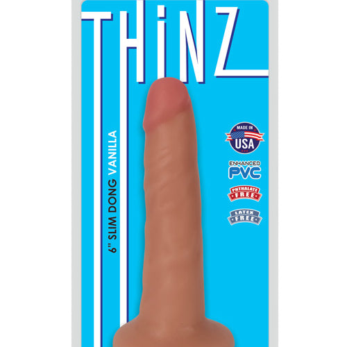 THINZ SLIM DONG 6IN VANILLA - CN12050110