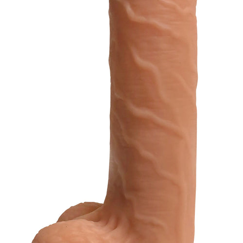 EASY RIDERS 7IN DUAL DENSITY SILICONE DONG W/ BALLS - CN18092310