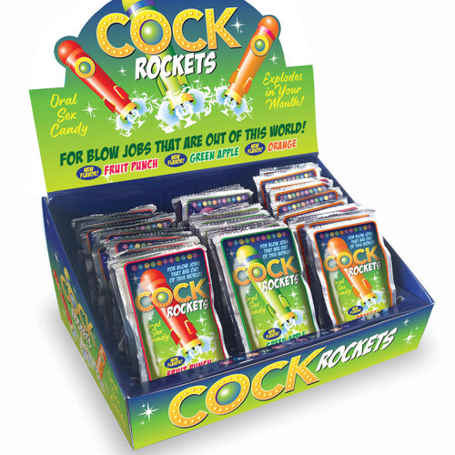COCK ROCKETS 36PC TROPICAL DISPLAY