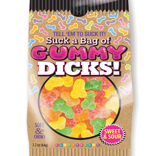 SUCK A BAG OF GUMMY DICKS 4 OZ