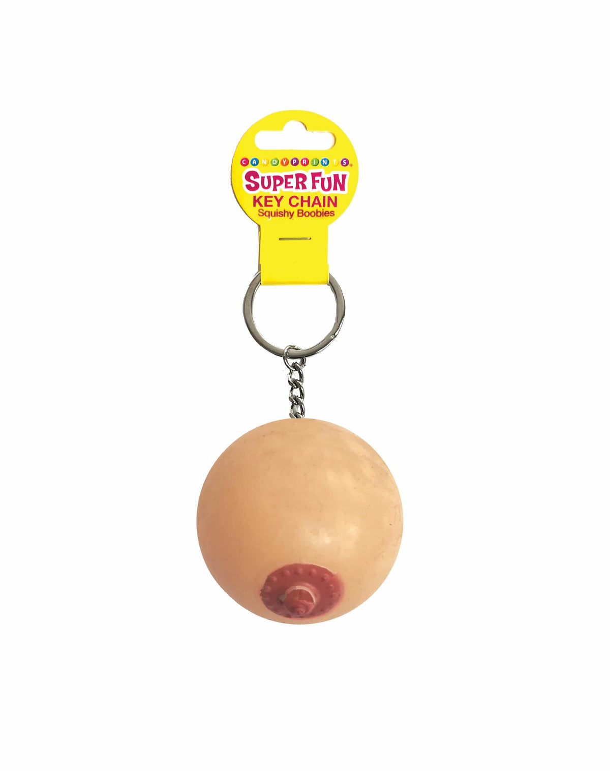 SUPER FUN KEY CHAIN ONE SQUISHY BOOB