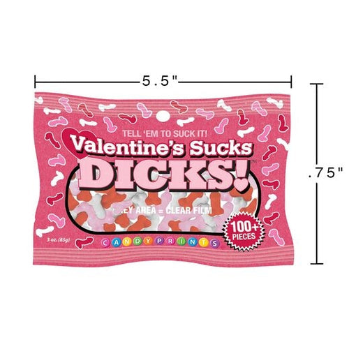 VALENTINE'S SUCKS DICKS 3OZ BAG