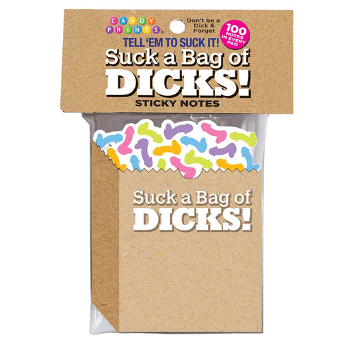 SUCK A BAG STICKY NOTES