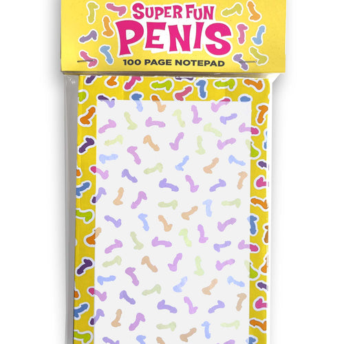 SUPER FUN PENIS NOTEPAD