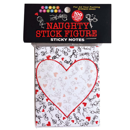 NAUGHTY STICK FIGURE STICKY NOTES
