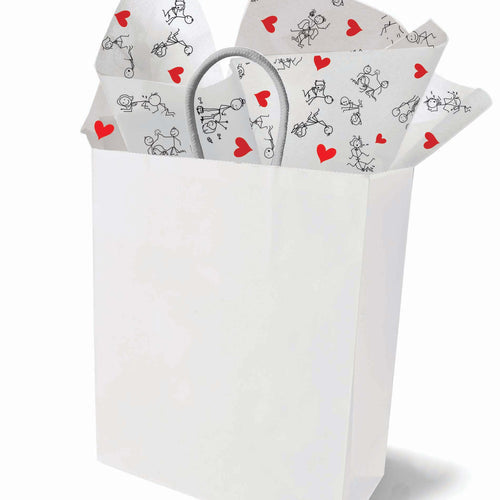 NAUGHTY STICK FIGURE TISSUE PAPER
