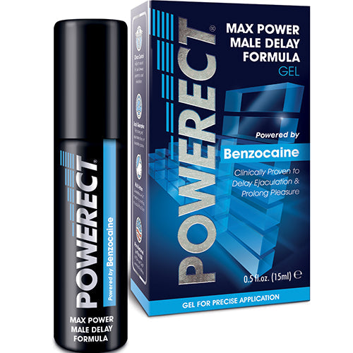 POWERECT BENZOCAINE MALE DELAY GEL 15ML - CREPWBDS15