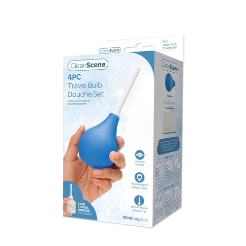 CLEANSCENE 90ML TRAVEL BULB DOUCHE - XGCS100