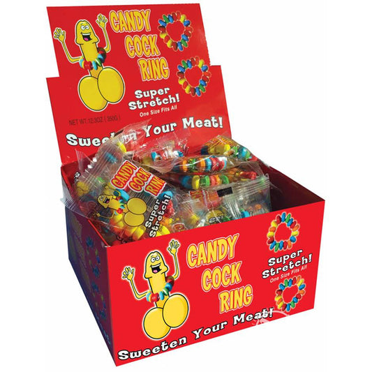 Candy Cock Ring 50 Pcs/Display-Pinkfoxxx