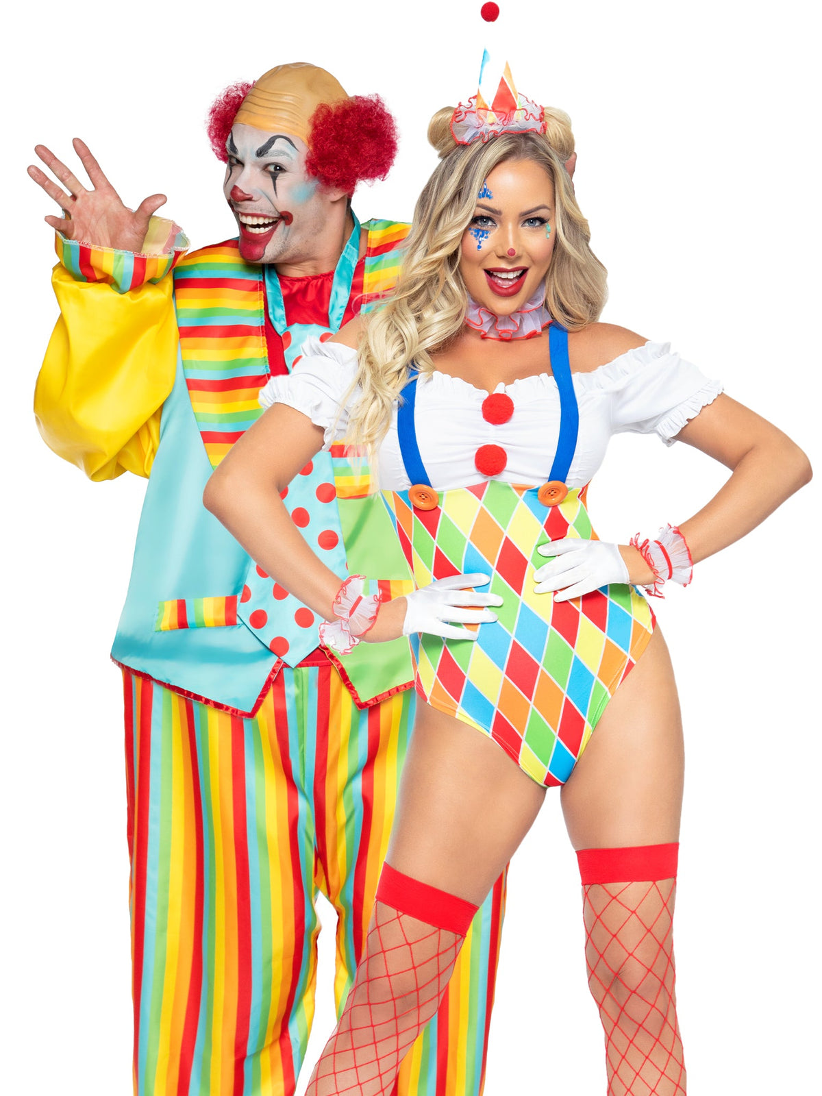Men's Circus Clown Costume Set - 86941     10122