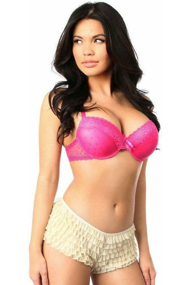 Cream Ruffle Panty w/Bow