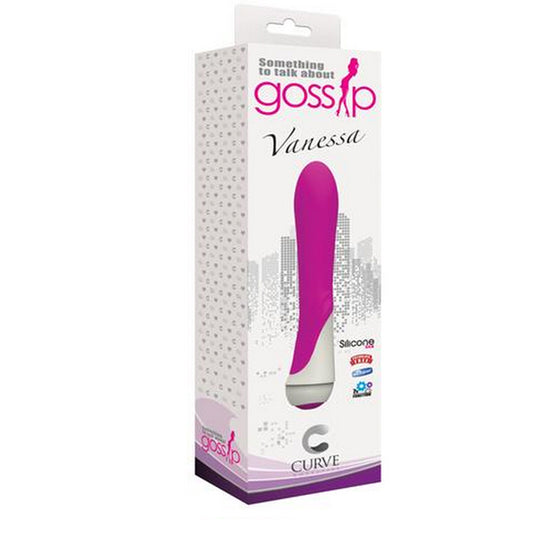 Curve Toys Gossip Vanessa Waterproof Silicone Vibrator Magenta-Pinkfoxxx