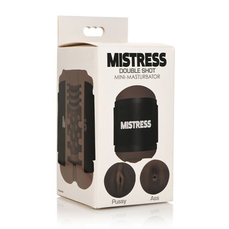 Curve Toys Mistress Double Shot Mini Masturbator Pussy & Ass Dark-Pinkfoxxx