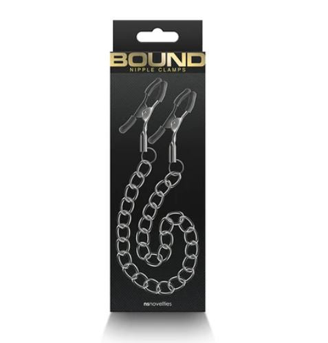 BOUND NIPPLE CLAMPS DC2 GUNMETAL - NSN130301
