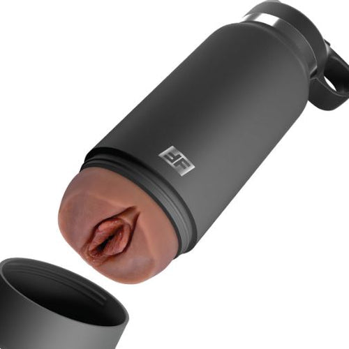 PDX PLUS FUCK FLASK PRIVATE PLEASER DISCREET STROKER BLUE BOTTLE BROWN - PDRD62729