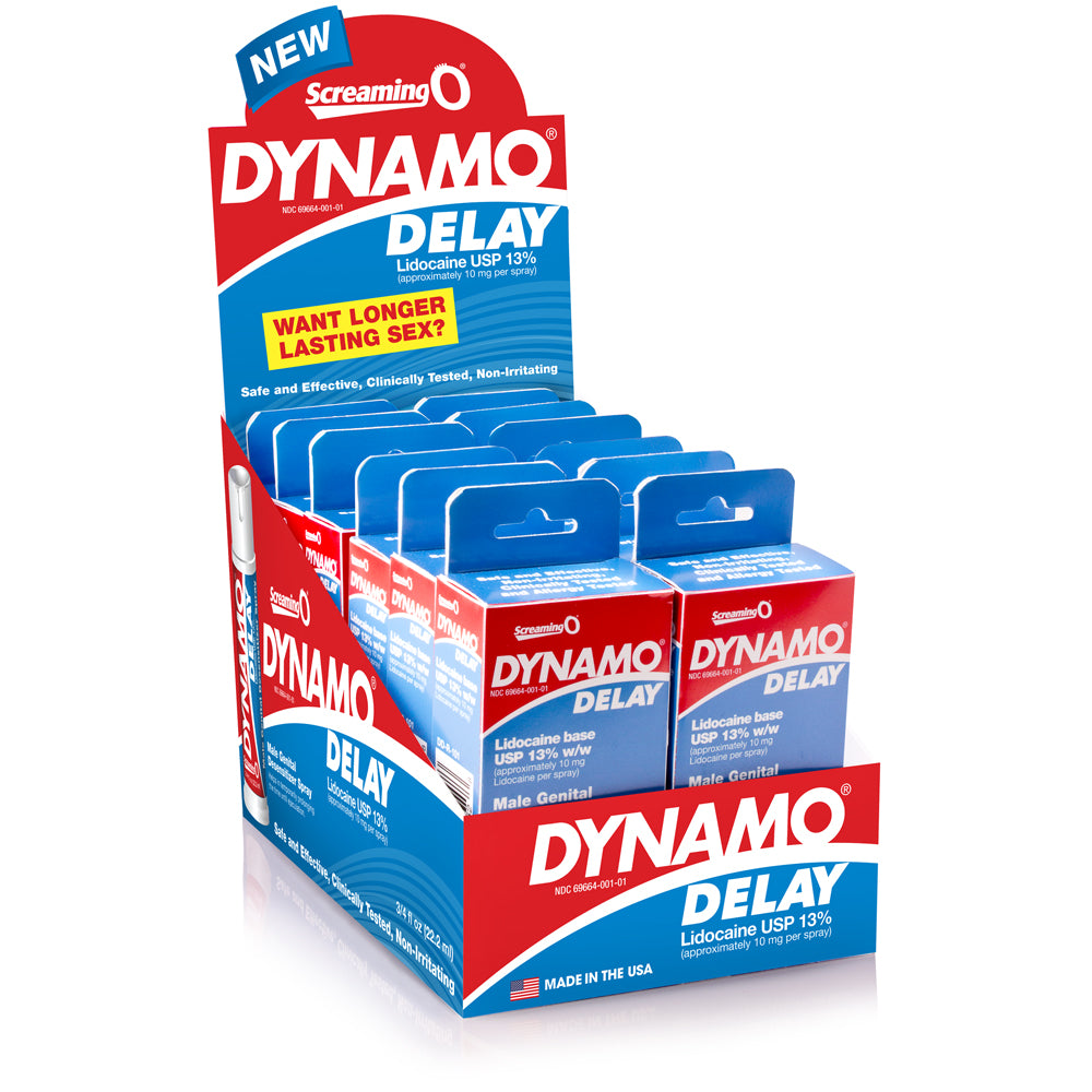 DYNAMO DELAY SPRAY 12 PK POP BOX - SCRDDR12110