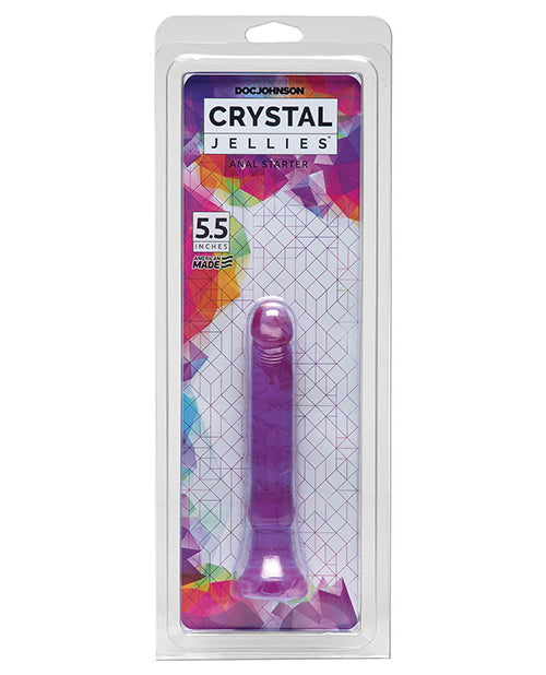 CRYSTAL JELLIES ANAL STARTER 6IN PURPLE