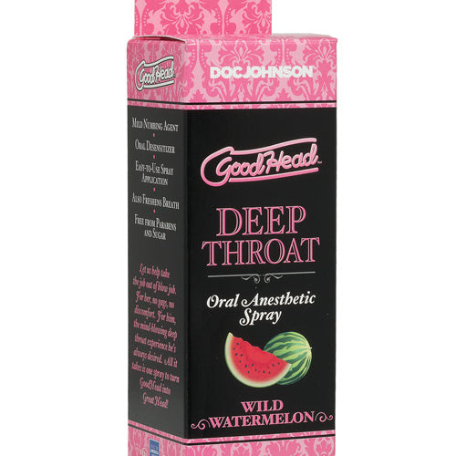 GOODHEAD DEEP THROAT SPRAY WATERMELON 2 FL OZ