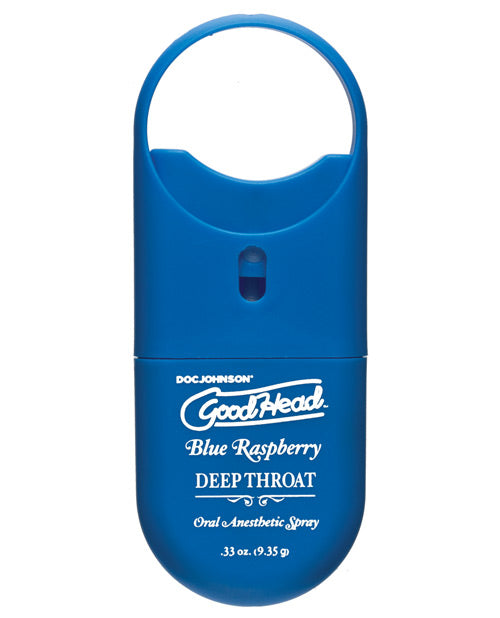 GOODHEAD DEEP THROAT SPRAY TO GO BLUE RASPBERRY