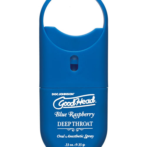 GOODHEAD DEEP THROAT SPRAY TO GO BLUE RASPBERRY