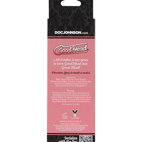 GOODHEAD WET HEAD DRY MOUTH SPRAY PINK LEMONADE 2 OZ
