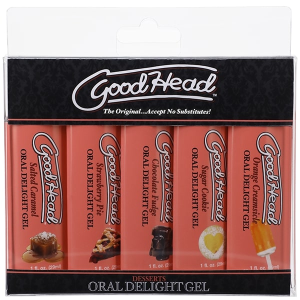 GOODHEAD ORAL DELIGHT GEL 5 PK DESSERTS