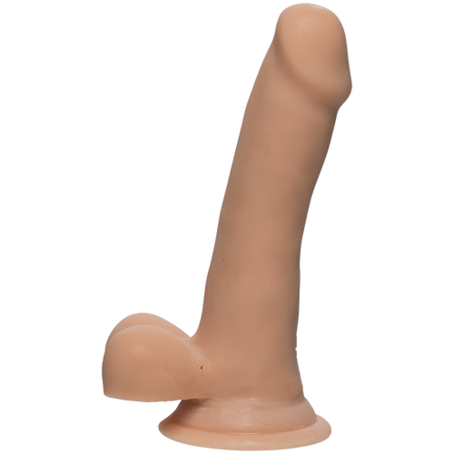 THE D SLIM D 6.5 IN SLIM W/ BALLS ULTRASKYN VANILLA