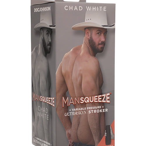 MAN SQUEEZE CHAD WHITE ASS ULTRASKYN STROKER VANILLA