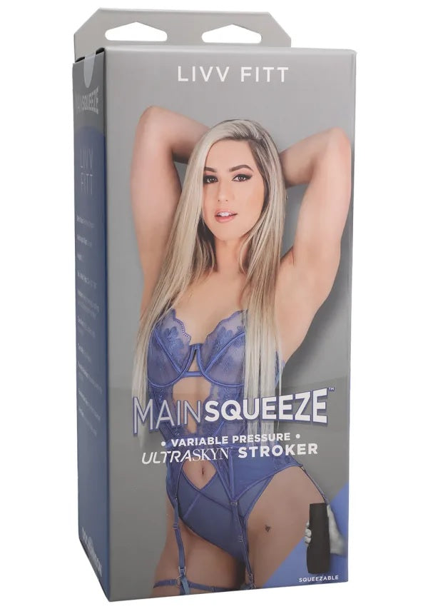 MAIN SQUEEZE LIVV FITT VANILLA ULTRASKYN STROKER PUSSY