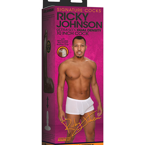 SIGNATURE COCKS RICKY JOHNSON 10IN W/ REMOVEABLE VAC-U-LOCK SUCTION CUP