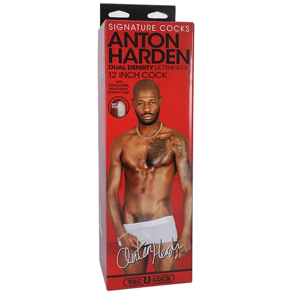 SIGNATURE COCKS ANTON HARDON IN W/ REMOVEABLE VAC-U-LOCK SUCTION CUP CHOCOLATE