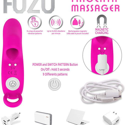 FUZU SENSA SKIN ACTIVATED FINGERTIP VIBE PINK