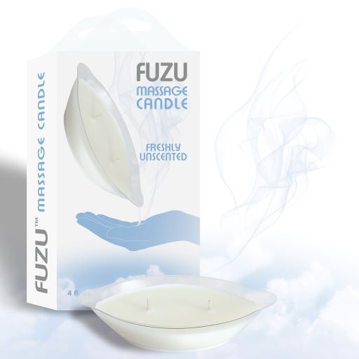 FUZU MASSAGE CANDLE FRESHLY UNSCENTED 4 OZ