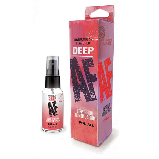 Deep AF Watermelon Flavored Deep Throat Numbing Spray 1 oz.-Pinkfoxxx