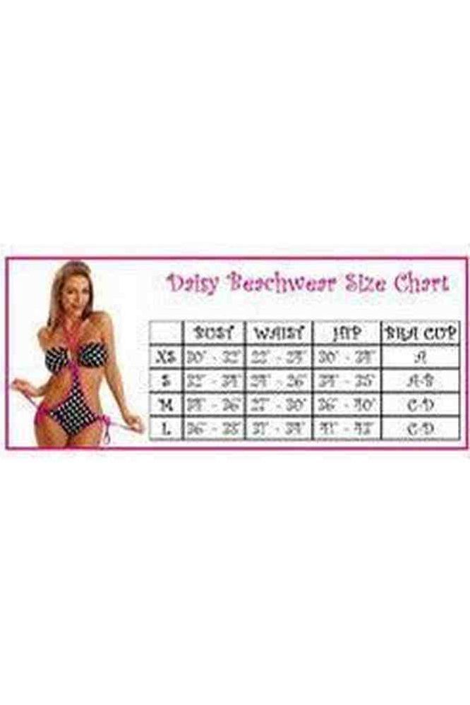 Denim Pucker Back Monokini