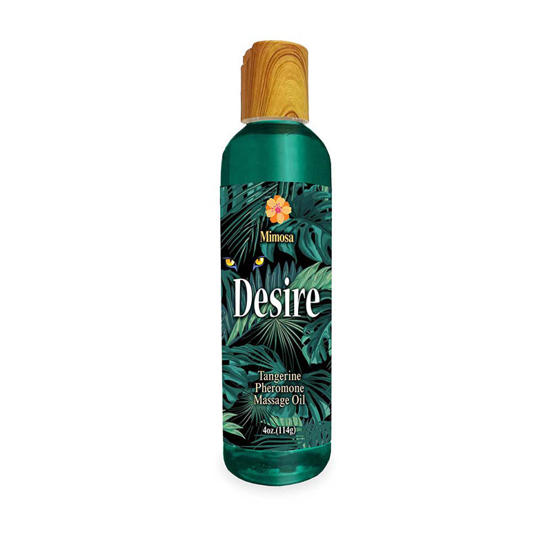 Desire Pheromone Massage Oil Tangerine 4 oz.-Pinkfoxxx