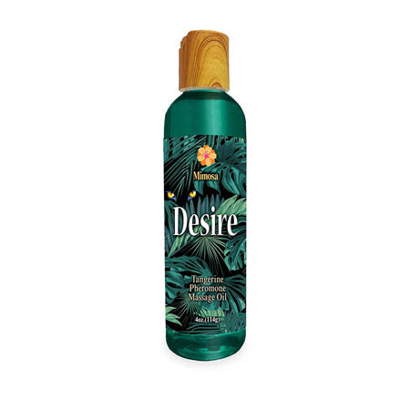 Desire Pheromone Massage Oil Tangerine 4 oz.-Pinkfoxxx