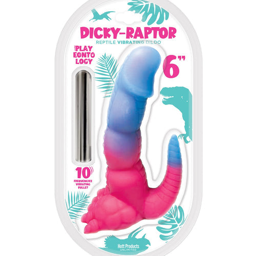 PLAYEONTOLOGY SERIES 6 IN DICKY RAPTOR VIBRATING DILDO