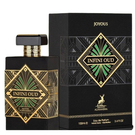 AL HAMBRA INFINI OUD JOYOUS 3.4OZ, MEN'S PERFUME, EDP