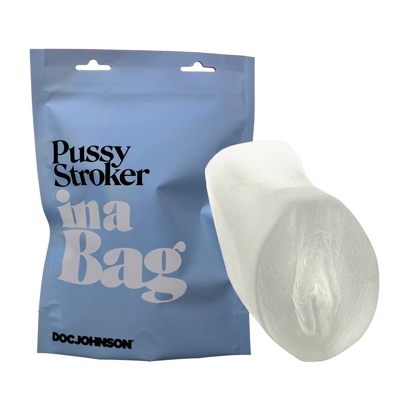 Doc Johnson Pussy Stroker In A Bag Frost-Pinkfoxxx