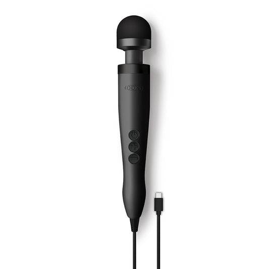 Doxy USB-C Wand Matte Black-Pinkfoxxx