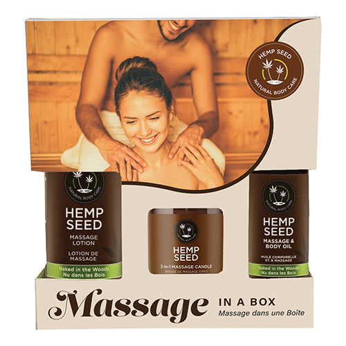 NAKED IN THE WOODS MASSAGE IN A BOX GIFT SET - EBHSMIB022