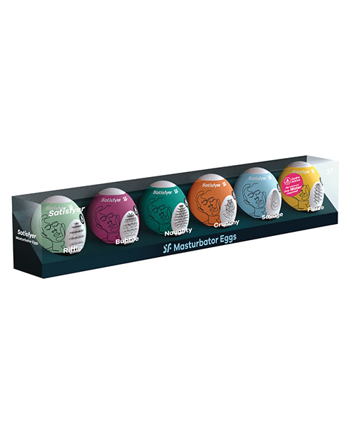 SATISFYER MASTURBATOR EGG 6PC SET (NET) - EIS01814