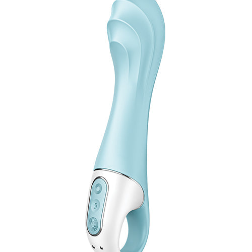 SATISFYER AIR PUMP VIBRATOR 5+ BLUE (NET) - EIS38544