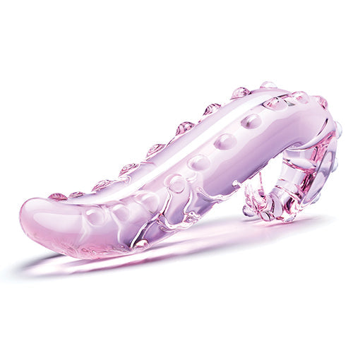 GLAS 6 LICK-IT GLASS DILDO " - ELGLAS158