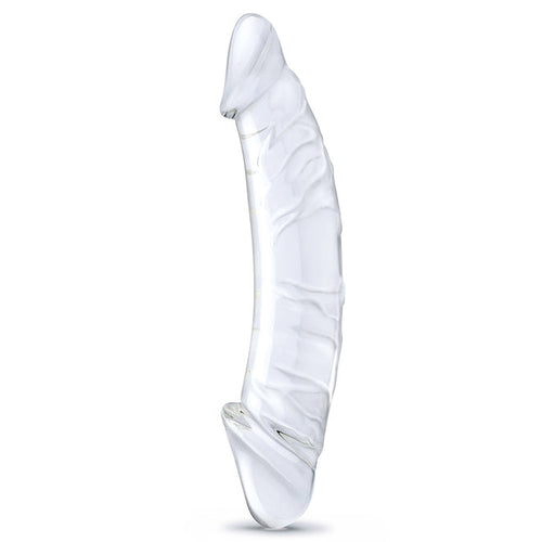 GLAS 10.5 GIRTHY REALISTIC GLASS DOUBLE DONG " - ELGLAS506