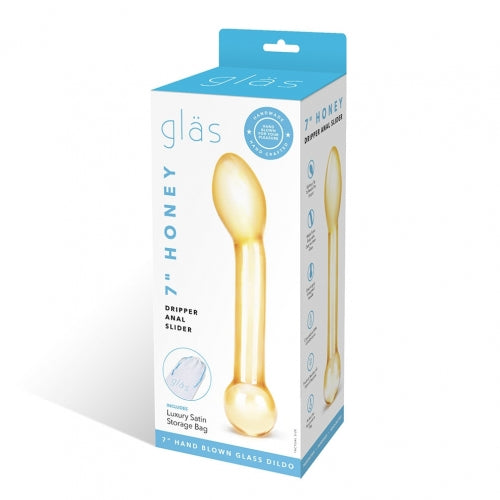 GLAS 7IN HONEY DRIPPER ANAL SLIDER - ELGLAS56